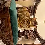 Cat, Wood, Carnivore, Felidae, Small To Medium-sized Cats, Artifact, Whiskers, Art, Tail, Natural Material, Furry friends, Comfort, Creative Arts, Hardwood, Metal, Visual Arts, Room, Terrestrial Animal, Domestic Short-haired Cat, Carving
